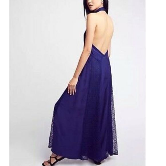 NWT Free People Sweet Talkin’ Halter-Neck Jumpsuit - Picture 2 of 5